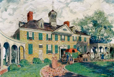Mount Vernon, bei Alexandria, Virginia, USA, 18. Jahrhundert, 1921