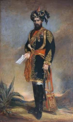 Colonel Probyn CB VC (1833-1924) Ehren-ADC des Vizekönigs von Indien und der indischen Kavallerie Ihrer Majestät, ca. 1867