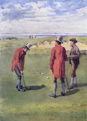 Golfer auf Leith Links