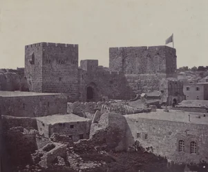 Jerusalem - Abschnitt der Altstadt