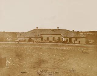 Nordansicht des Hauptquartiers der englischen Armee, ca. 1855