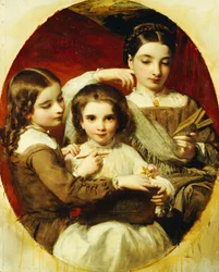 Porträt der Russell-Schwestern, 1858