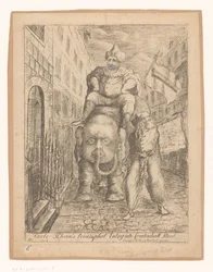 Karikatur von Charles Fox