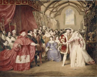 Das Bankett von Heinrich VIII. in York Place