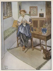 Illustration für The Compleat Angler von Izaak Walton