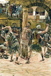 Jesus wird ins Gesicht gegeißelt, ca. 1897