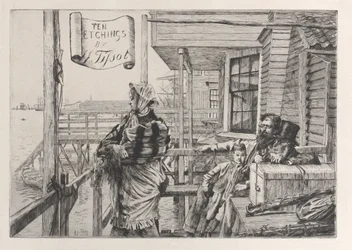 The Three Crows Inn, Gravesend, 1877