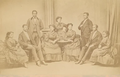 Carte-de-visite der Jubilee Singers