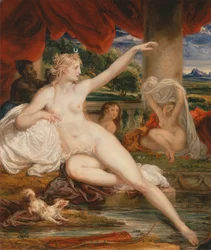 Diana beim Bad