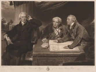 Sir Francis und John Baring und Charles Wall