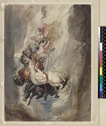 Studie für den Fall des Phaethon, ca. 1808