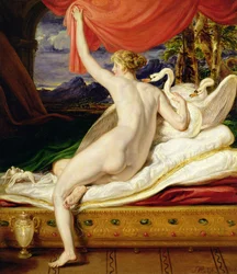 Venus erhebt sich von ihrer Liege