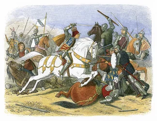 König Richard III. auf dem Bosworth-Feld