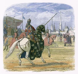König Richard II. stoppt das Duell zwischen Hereford und Norfolk