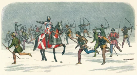 List von Lord Fauconbridge bei Towton, 1461, 1864