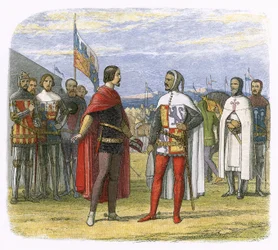 Der Prinz erzwingt eine Amnestie von Pedro dem Grausamen