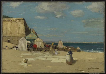 Der Strand, St. Malo, ca. 1900