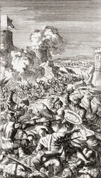 Belagerung von Nikosia, Zypern, durch die Osmanen
