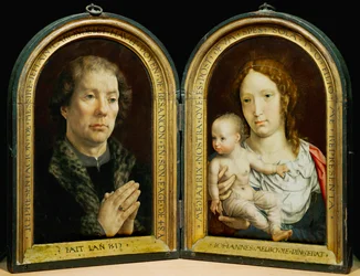 Carondelet-Diptychon. Links: Jean Carondelet