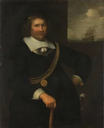 Porträt von Jan Cornelisz Meppel, Vizeadmiral von Holland und Westfriesland