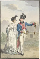 Bataafischer Offizier der 1. Halben Brigade, 1801