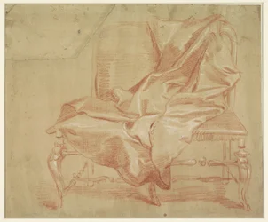 Jacke liegend auf einem Doppelsessel