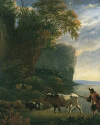 Landschaft mit Viehtreiber, ca. 1640er