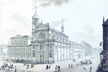 Kirche der Hibernianer (irische Franziskaner) und Hibernianer Straße