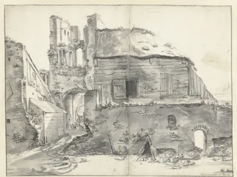 Wohnung bei einer Ruine