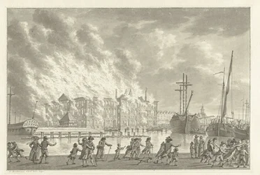 Brand im Lands Zeemagazijn, 1791