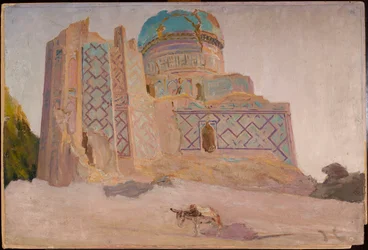 Bibi-Chanum-Moschee in Samarkand. Von einer Reise nach Turkestan