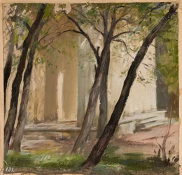 Garten der Akademie der Schönen Künste in Sankt Petersburg