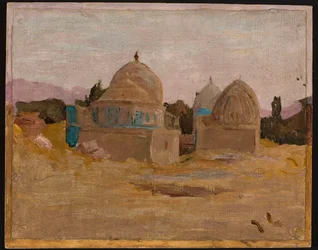 Samarkand - Schah-i-Sinda-Moschee. Von einer Reise nach Turkestan