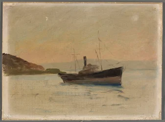 Schiff auf dem Schwarzen Meer. Von der Reise nach Konstantinopel