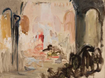 Entwurf für das Bühnenbild zum II. Akt von „Parsifal“