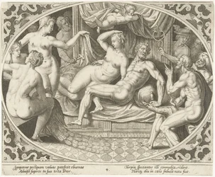 Venus und Mars beim Ehebruch ertappt
