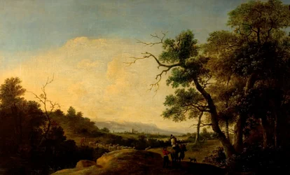 Landschaft mit Figuren