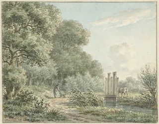 Wanderer auf der Amstelveense Weg