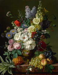 Stillleben mit Blumen in einer Vase