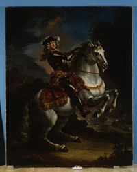 Kurfürst Johann Wilhelm von Pfalz-Neuburg zu Pferd