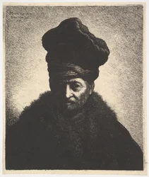 Porträt eines Mannes, nach Rembrandt, 1633