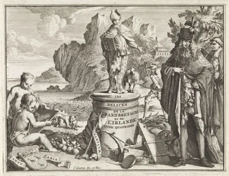 Sockel mit dem Heiligen Thomas Becket