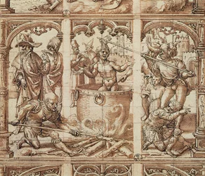 Martyrium des heiligen Johannes des Evangelisten