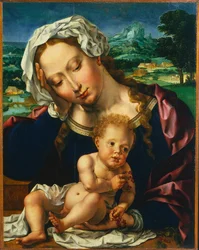 Jungfrau und Kind in einer Landschaft, 1531