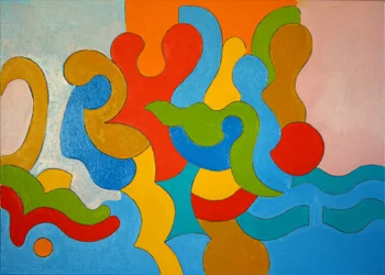 Familie kehrt am späten Nachmittag vom Strand zurück