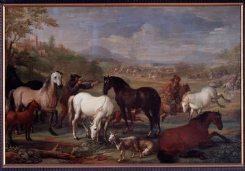 Landschaften mit Pferden