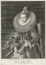 Porträt von Isabella Clara Eugenia, Infantin von Spanien