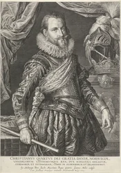 Porträt von König Christian IV. von Dänemark und Norwegen