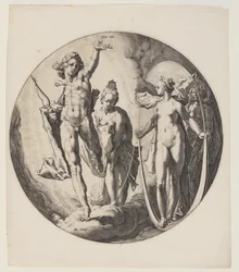 Der vierte Tag, Tafel 5, aus Schöpfung der Welt