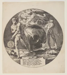 Titelseite, Platte 1, aus Schöpfung der Welt